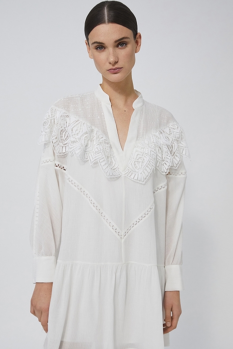 DOVY DRESS IN ECRU 4