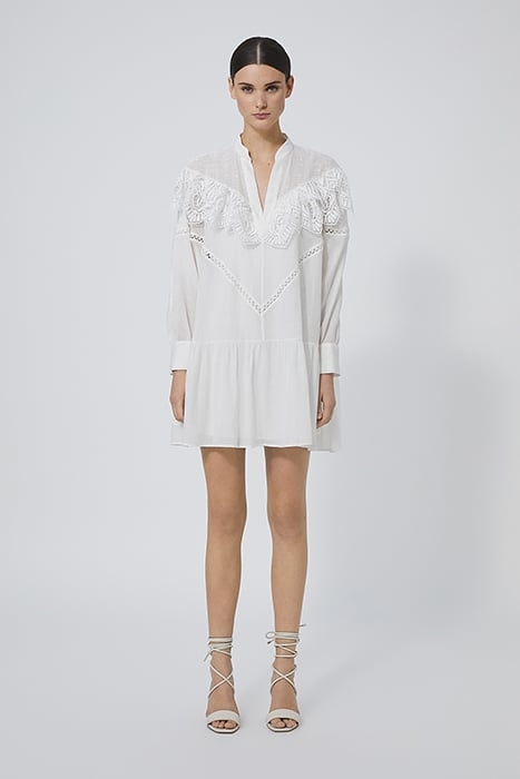 DOVY DRESS IN ECRU 1