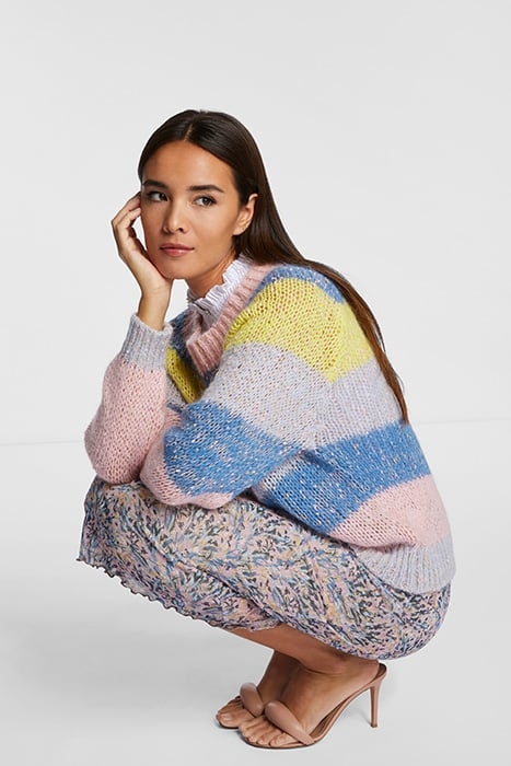 MESH PENCIL SKIRT RECYCLED ROSE QUARTZ 3