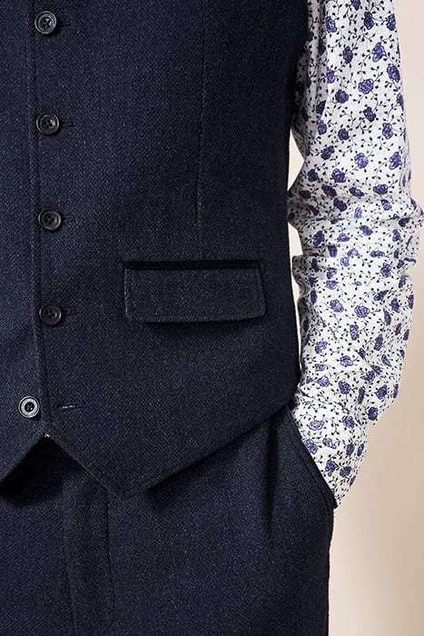 HEATH WAISTCOAT DARK NAVY 4