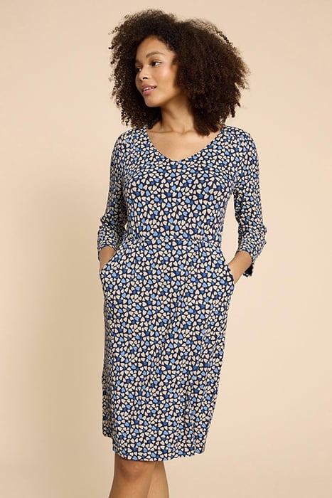 TALLIE ECO VERO JERSEY DRE BLUE PRINTED 1