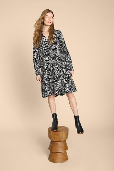 CLOVER ECO VERO DRE BLACK PRINTED 3