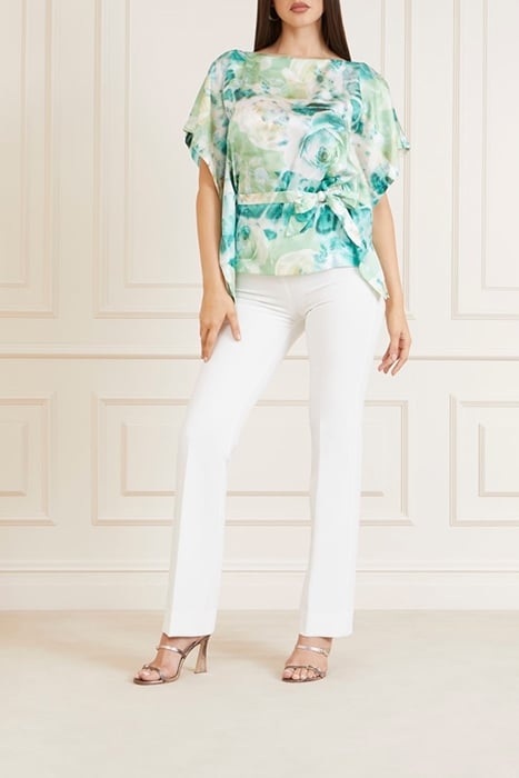 MARCIANO BY GUESS BAJA BEACH KIMONO ROSES BOUQUET BLOUSE PRI 3