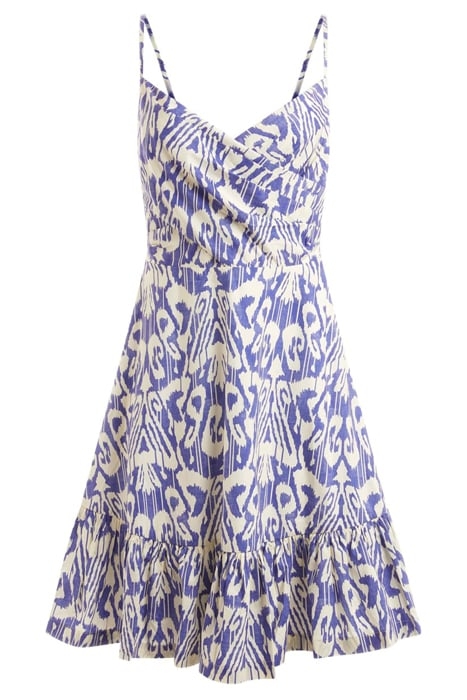 CATHAL POPLIN DRESS SUBSTANCE BLUE PRINT 3