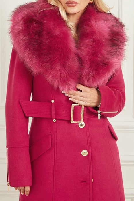 MARCIANO BY GUESS ALICE COAT VIVA PINK 5