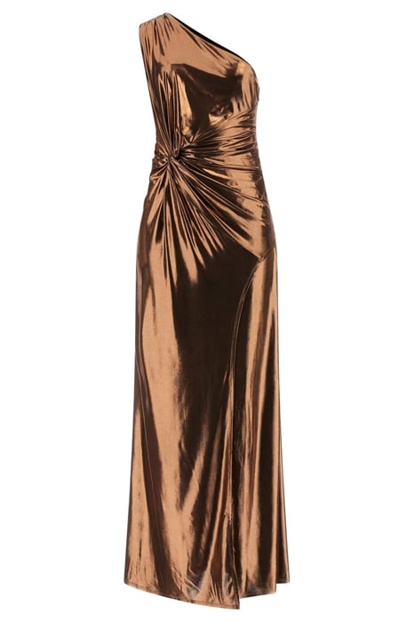 NAOMI MONOSHOULDER DRESS COPPER MULTI 3