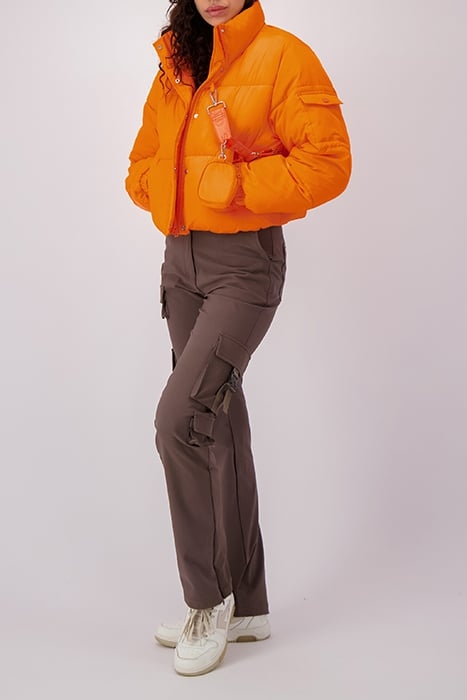 CLIP CARGO PANTS BROWN 5