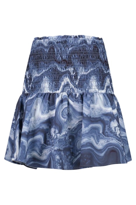 VERONICA MARBLE SKORT DEEP BLUE 3