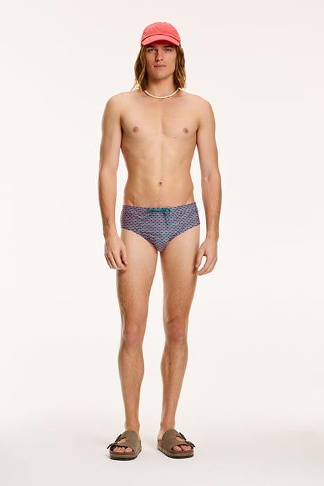 MEN SWIMBRIEF HAMMAM DEEP LAGOON BLUE 5