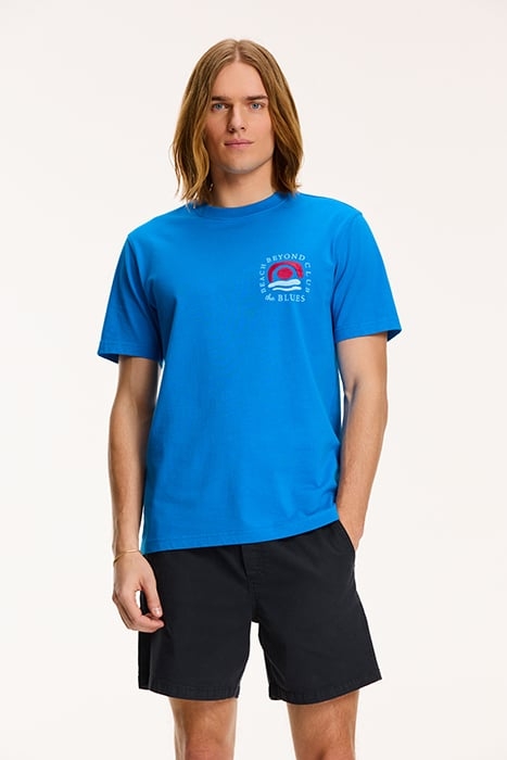 MEN BEYOND THE BLUES T-SHIRT SKYDIVE BLUE 1