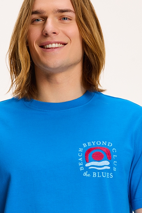 MEN BEYOND THE BLUES T-SHIRT SKYDIVE BLUE 7