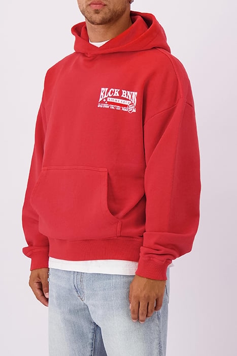 NIGHT CLUB HOODIE RED 1