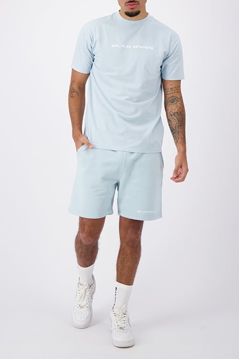 CURSIVE SCRIPT SHORTS ICE BLUE 2