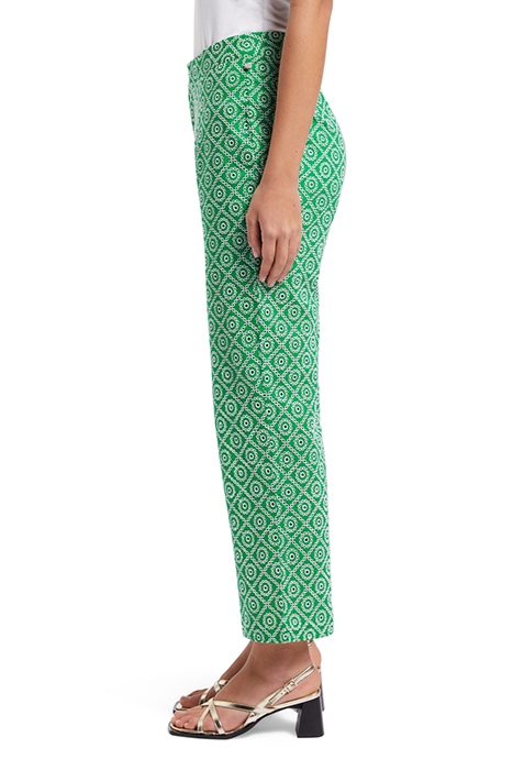 BRODERIE STRAIGHT LEG PANT GREEN BRODERIE ANGLAISE 6
