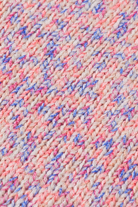 SPACE DYE V NECK KNITTED TANK PINK SPACE DYE 7