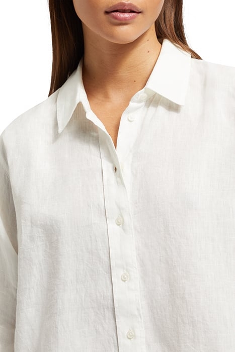 OVERSIZED LINEN FIT SHIRT WHITE 6