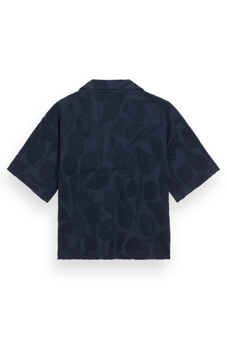JACQUARD TOWELING CAMP SHIRT NIGHT 2