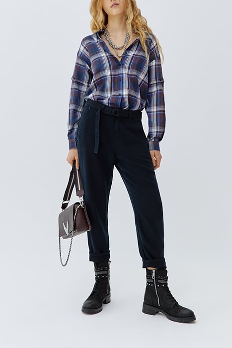 GARNET CHECKED SHIRT 3