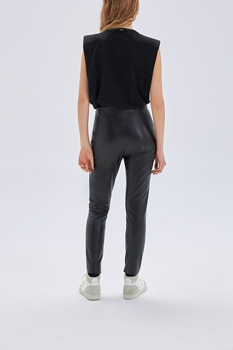 BLACK ROCK SKINNY TROUSERS, VISIBLE PRESS STUDS 3
