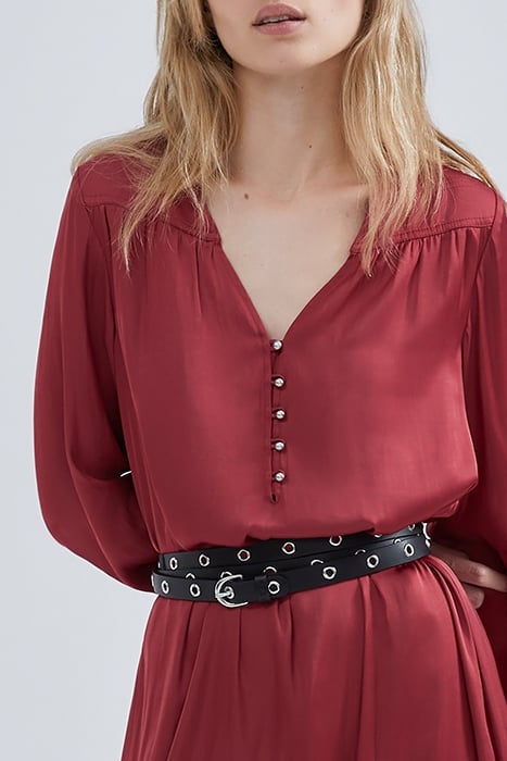 CAMELIA JAPANESE POLYESTER LONG DRESS 5