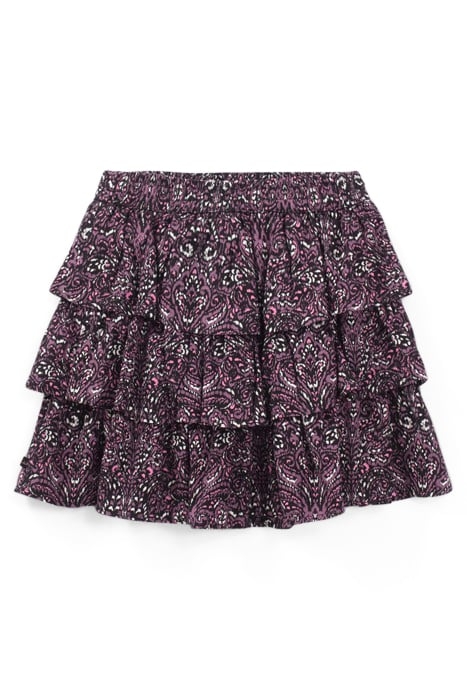GIRLS’ PINK PAISLEY PRINT LENZING™ ECOVERO™ SKIRT 2