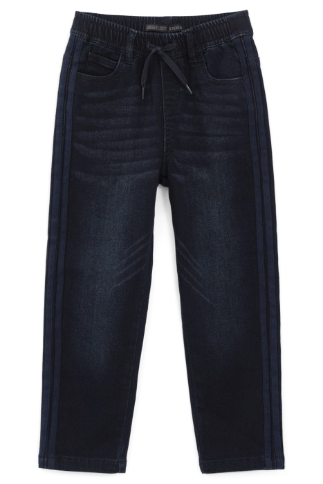 BOYS’ RAW JOGGER JEANS WITH SIDE BANDS 1