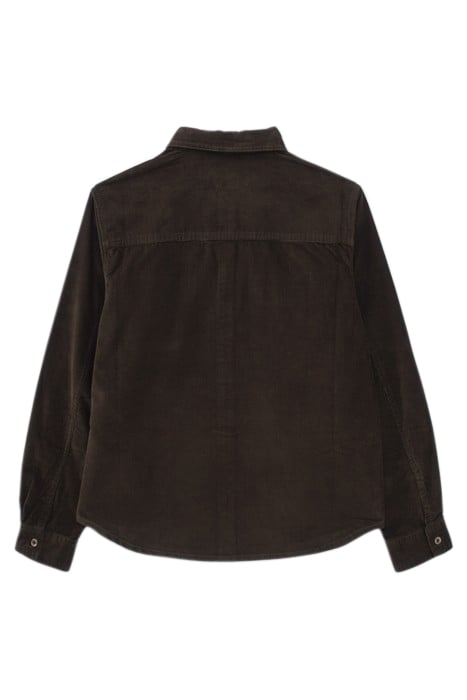 BOYS’ KHAKI NEEDLECORD SHIRT 2