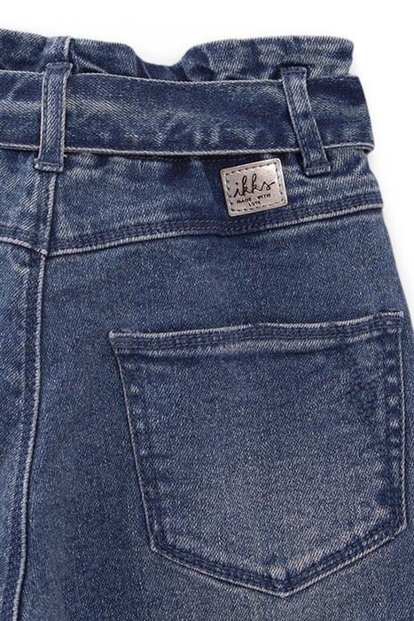 GIRLS’ BLUE WATERLESS BALLOON JEANS 7