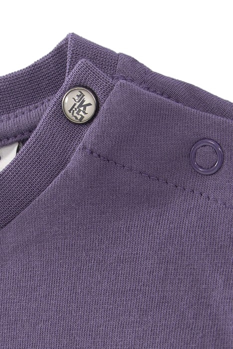 BABY BOYS’ VIOLET ORGANIC T-SHIRT, ROCK PRINT FRONT/BACK 4