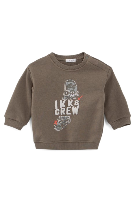 BABY BOYS’ CAMOUFLAGE JOGGERS AND KHAKI SWEATSHIRT OUTFIT 3