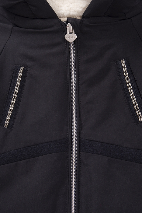 BABY GIRLS’ NAVY FUR-LINED HOODED PARKA 4