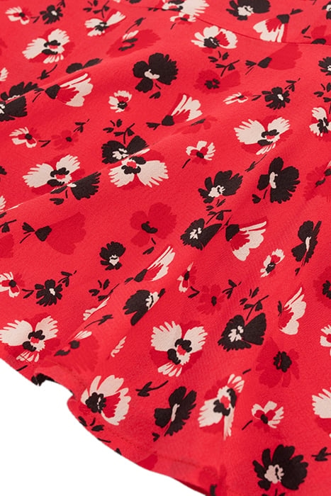 FLASH PINK ROCK FLORAL PRINT SHORT SKIRT 7