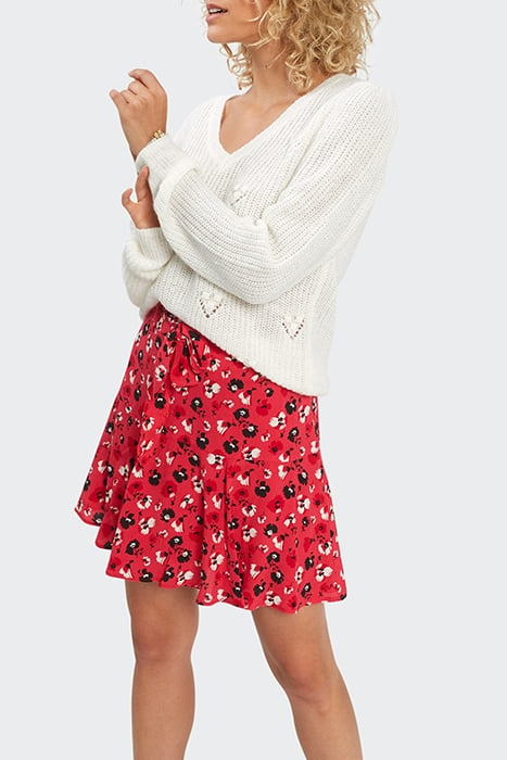 FLASH PINK ROCK FLORAL PRINT SHORT SKIRT 4