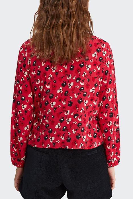 FLASH PINK ROCK FLORAL PRINT BLOUSE 2