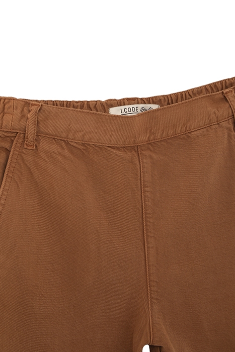 TOBACCO ELASTICATED WAIST BOYFIT JEANS 2