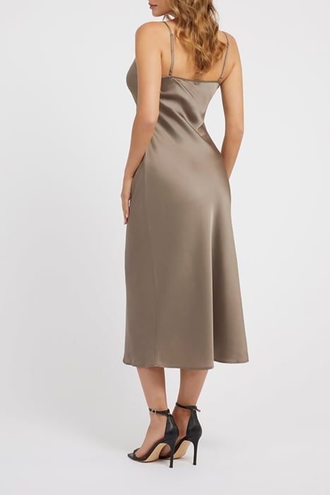 GUESS ECO AKILINA DRESS WALNUT SHELL 2