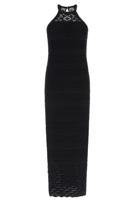 GUESS ECO SL AMELIE MAXI DRESS JET BLACK A996 3