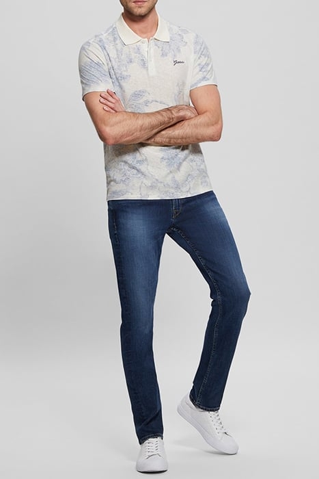 GUESS ECO SS ECO LINEN PORCELA SALT WHITE MULTI 5