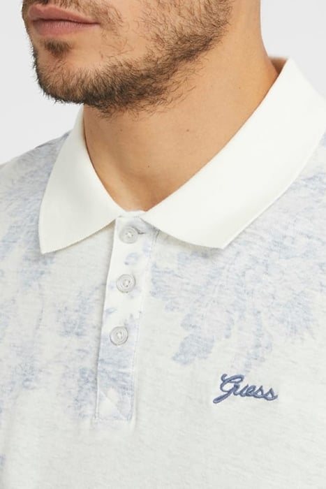 GUESS ECO SS ECO LINEN PORCELA SALT WHITE MULTI 8