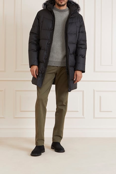 GUESS ECO REAL DOWN LONG JACKE JET BLACK A996 2