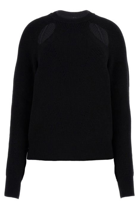 MERYL CUT OUT TOP SW JET BLACK A996 3