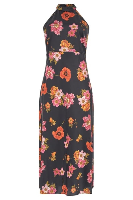 GUESS ECO SL DIANA DRESS FLORAL BLACK GROUND 3
