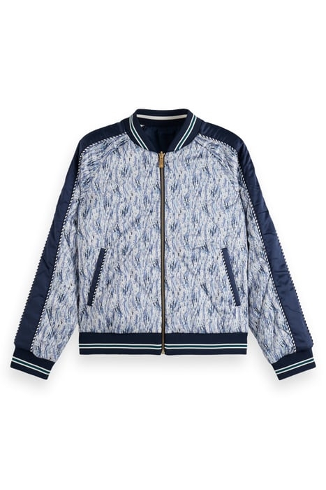EMBROIDERED BOMBER WITH CONTRAST DETAIL NIGHT 6