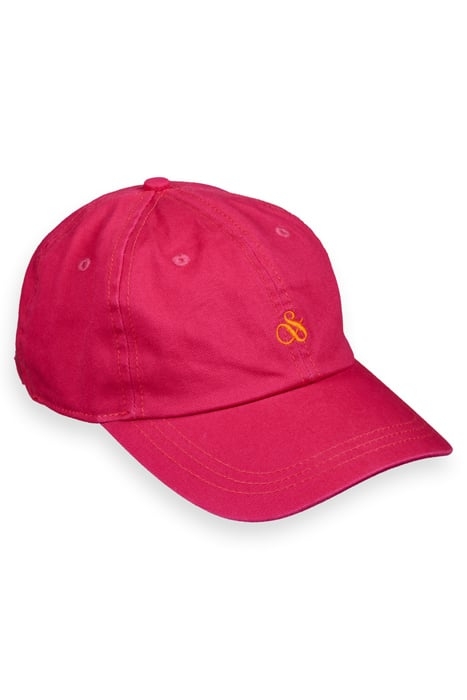 TWILL LOGO CAP TROPICAL PINK 1