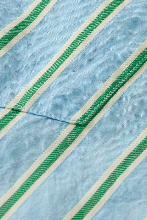 DOBBY STRIPE ROLL UP SLEEVES BLUE STRIPE 4