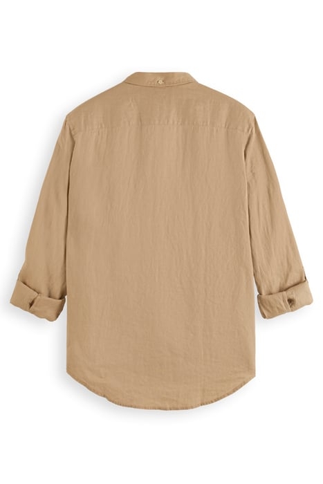LINEN SHIRT WITH ROLL-UP SEASTONE 2