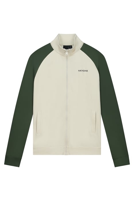 COLORBLOCK TRACKJACKET HUNTER GREEN 1