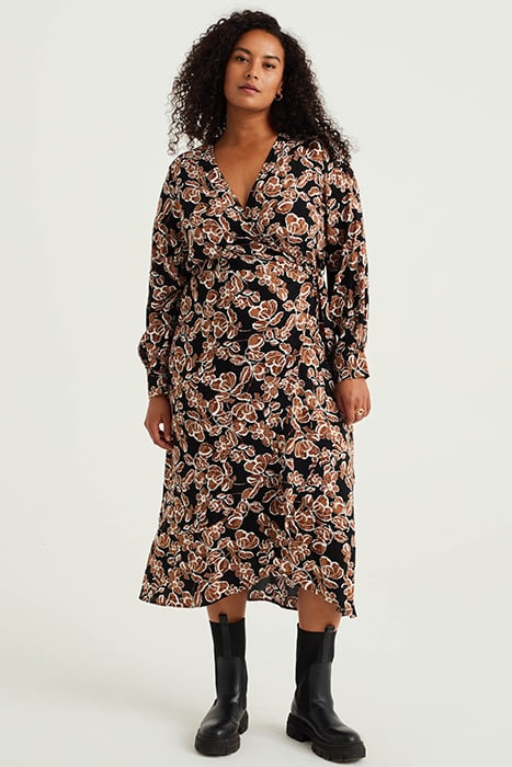 DRESS MID LENGTH BLACK 1