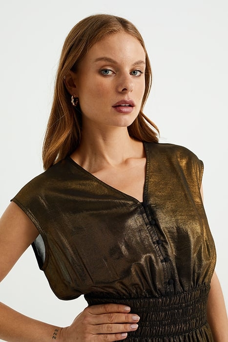 DRESS MID LENGTH GOLD 4