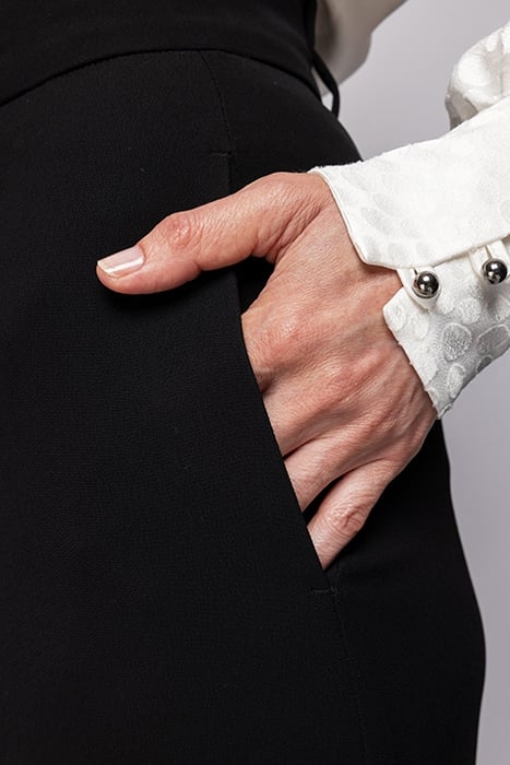 DOUBLE BELTED PANT BLACK 6